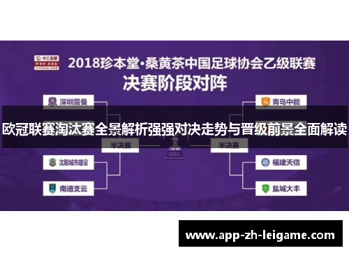 欧冠联赛淘汰赛全景解析强强对决走势与晋级前景全面解读